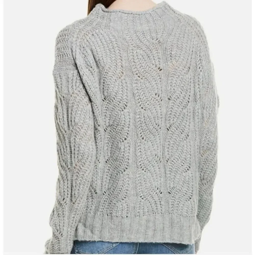 J. Crew Alpaca blend knit mock neck oversized sweater sz XS/S